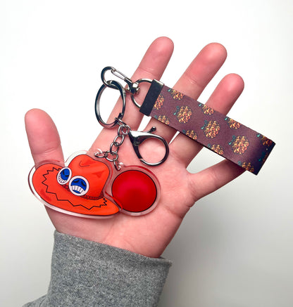 Ace’s Hat Acrylic Keychain Lanyard