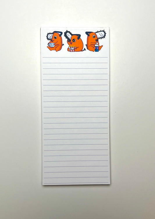 Pochita Grocery Notepad