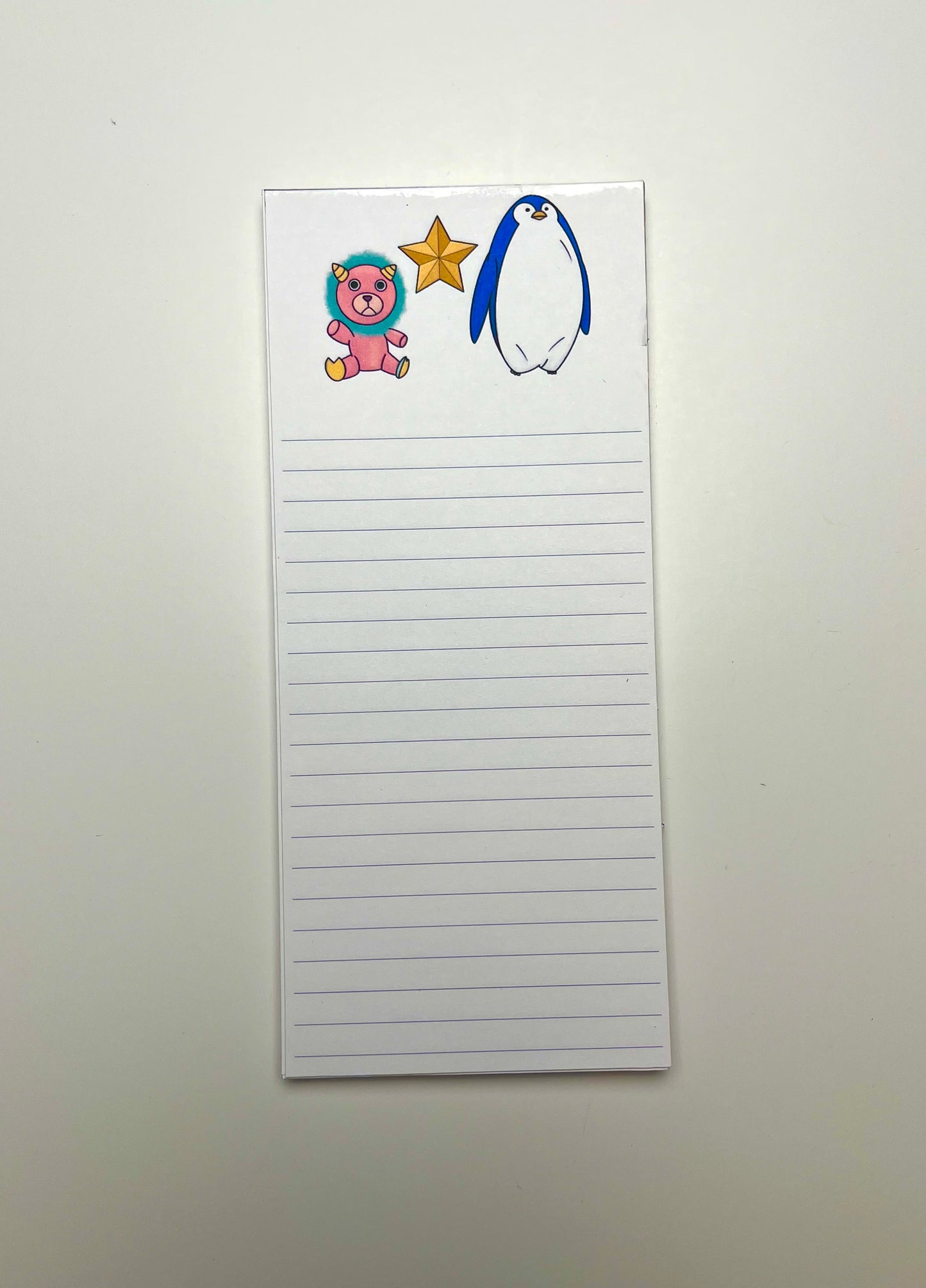 Chimera & Mr. Penguin Grocery Notepad