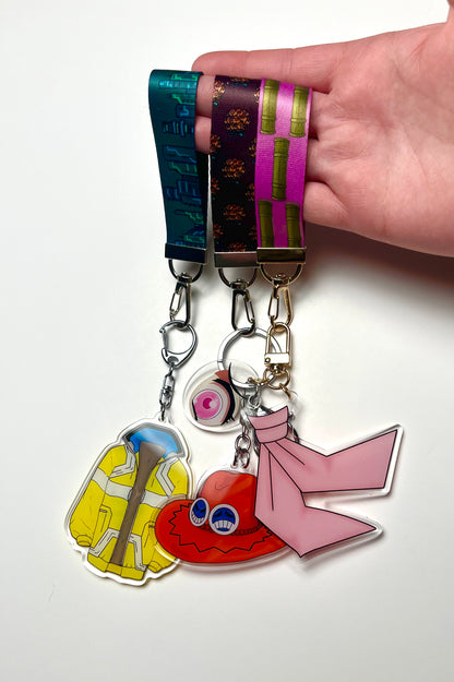 Ace’s Hat Acrylic Keychain Lanyard