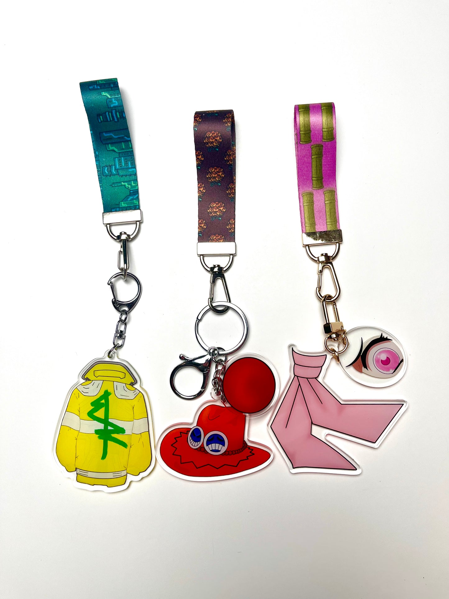 Ace’s Hat Acrylic Keychain Lanyard