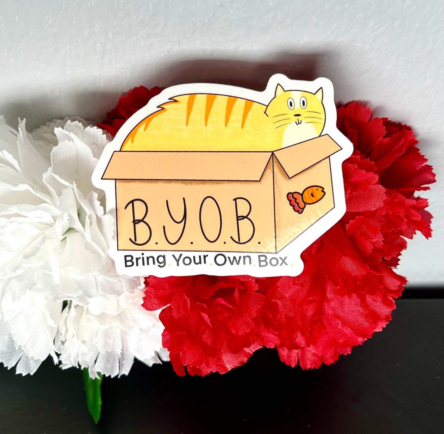 Cat B.Y.O.B. Sticker