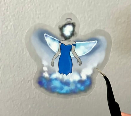 Cloud Angel Sticker