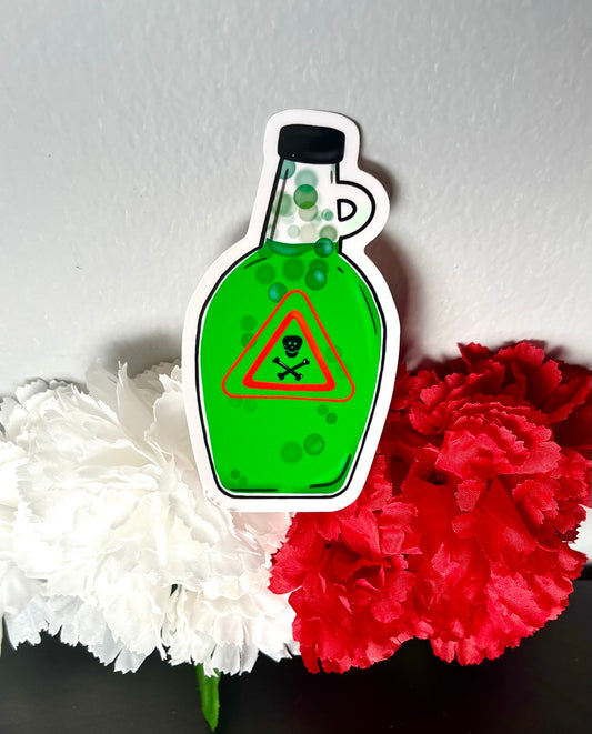 Poison Bottle Sticker